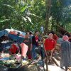 Tagana Lebak bangun rumah warga Bayah terdampak bencana angin kencang